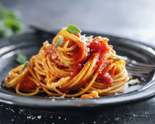 pasta-spaghetti-with-tomato-sauce-cheese-served-plate_1220-6906